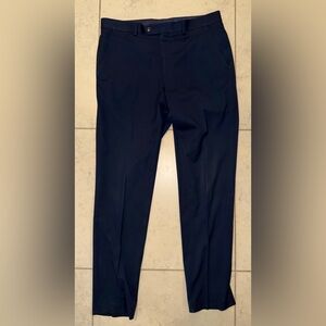 Alfani Slim Fit Navy Blue Dress Pants - 34x34